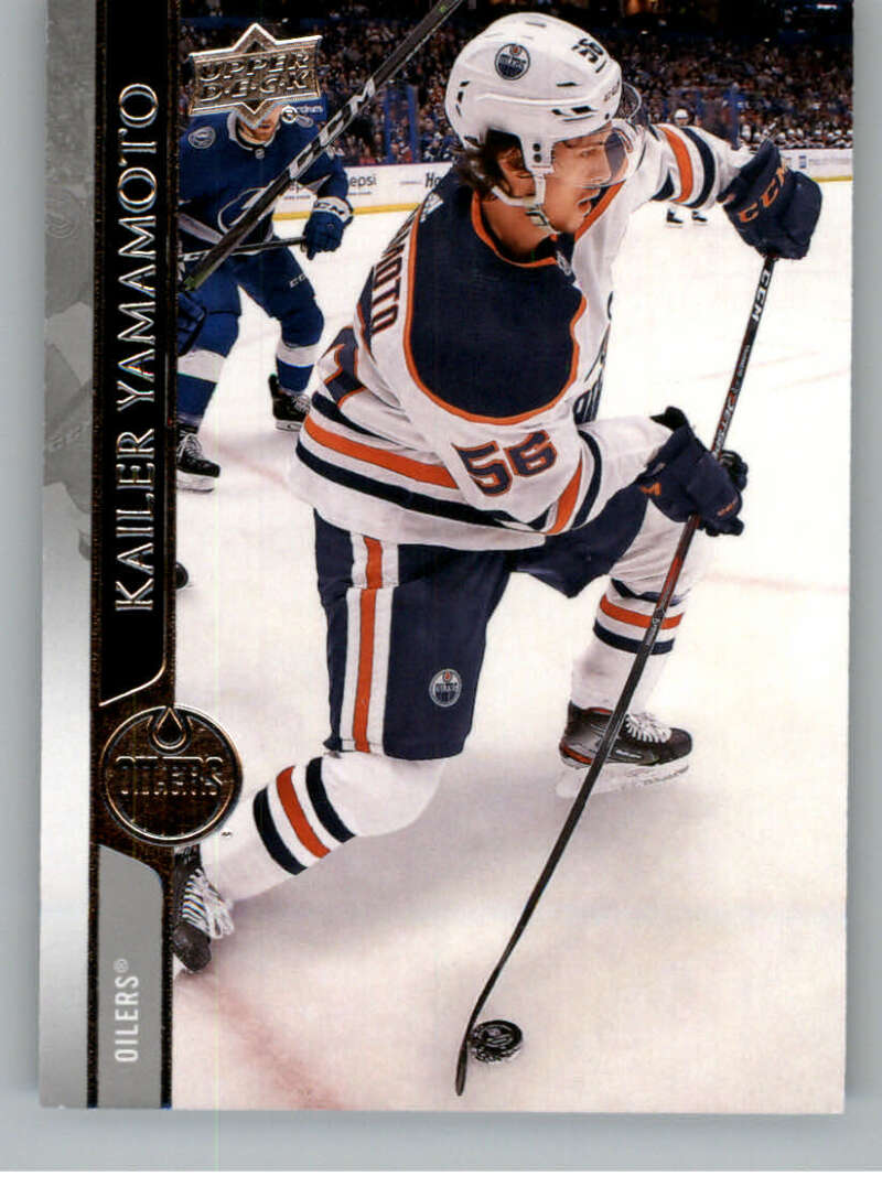 2020-21 Upper Deck Hockey #76 Kailer Yamamoto Edmonton Oilers Image 1
