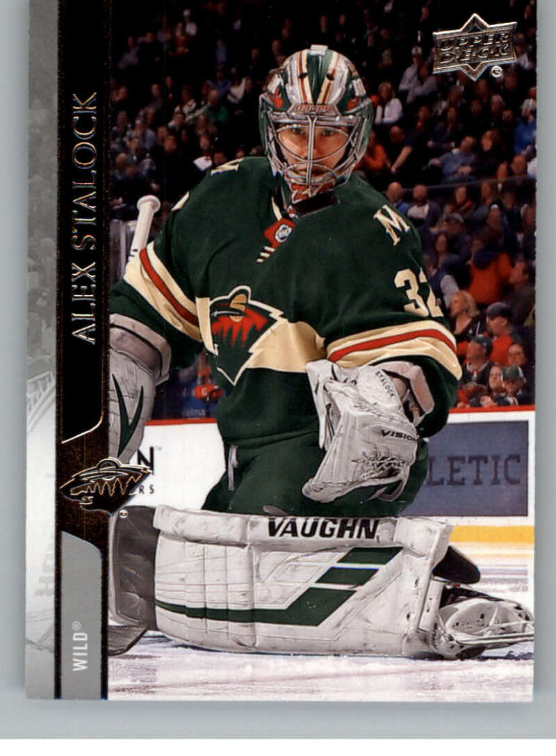 2020-21 Upper Deck Hockey #92 Alex Stalock Minnesota Wild Image 1