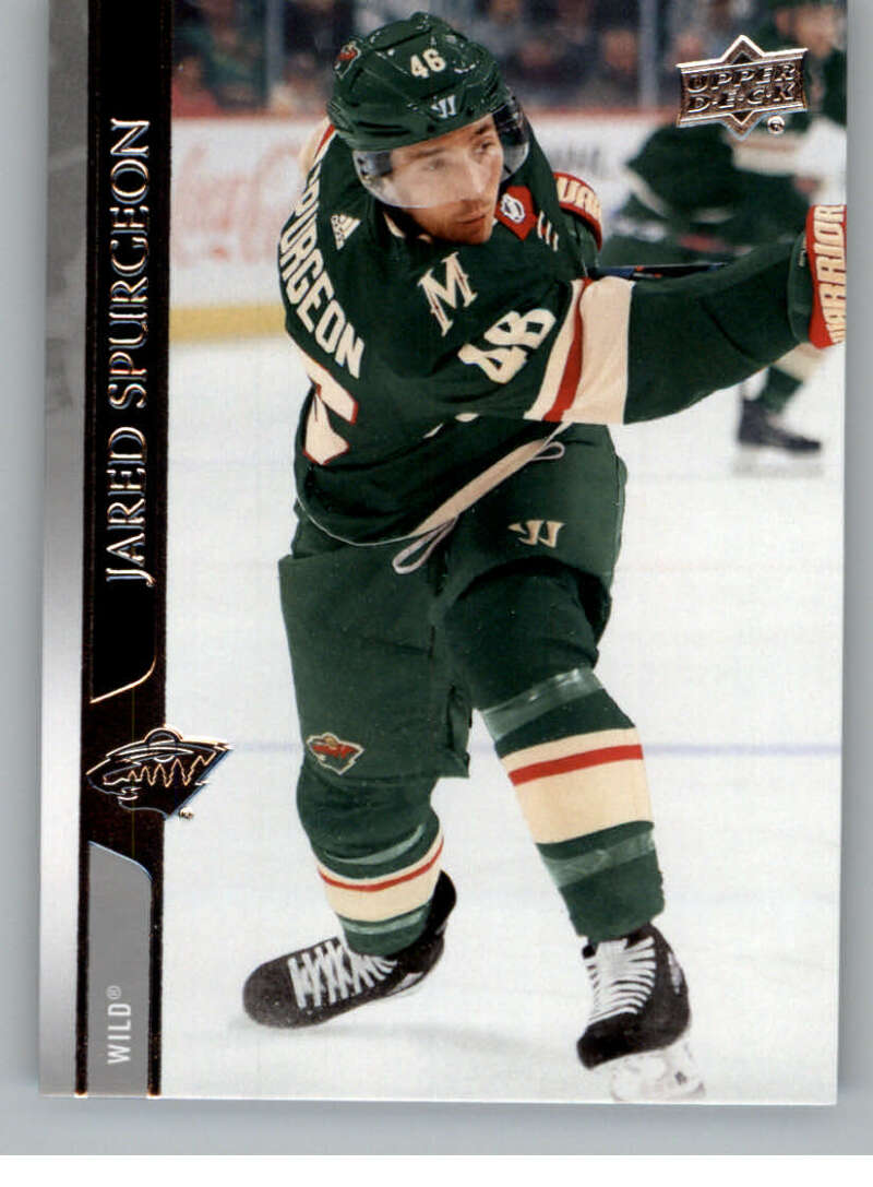 2020-21 Upper Deck Hockey #93 Jared Spurgeon Minnesota Wild Image 1