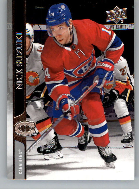 2020-21 Upper Deck Hockey #99 Nick Suzuki  Montreal Canadiens  Image 1