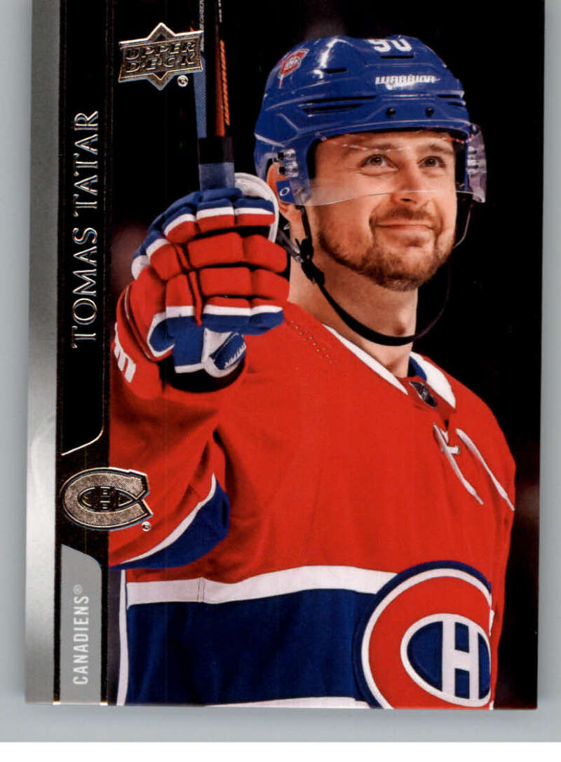2020-21 Upper Deck Hockey #100 Tomas Tatar Montreal Canadiens Image 1