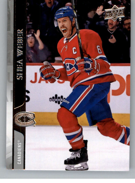 2020-21 Upper Deck Hockey #101 Shea Weber  Montreal Canadiens  Image 1
