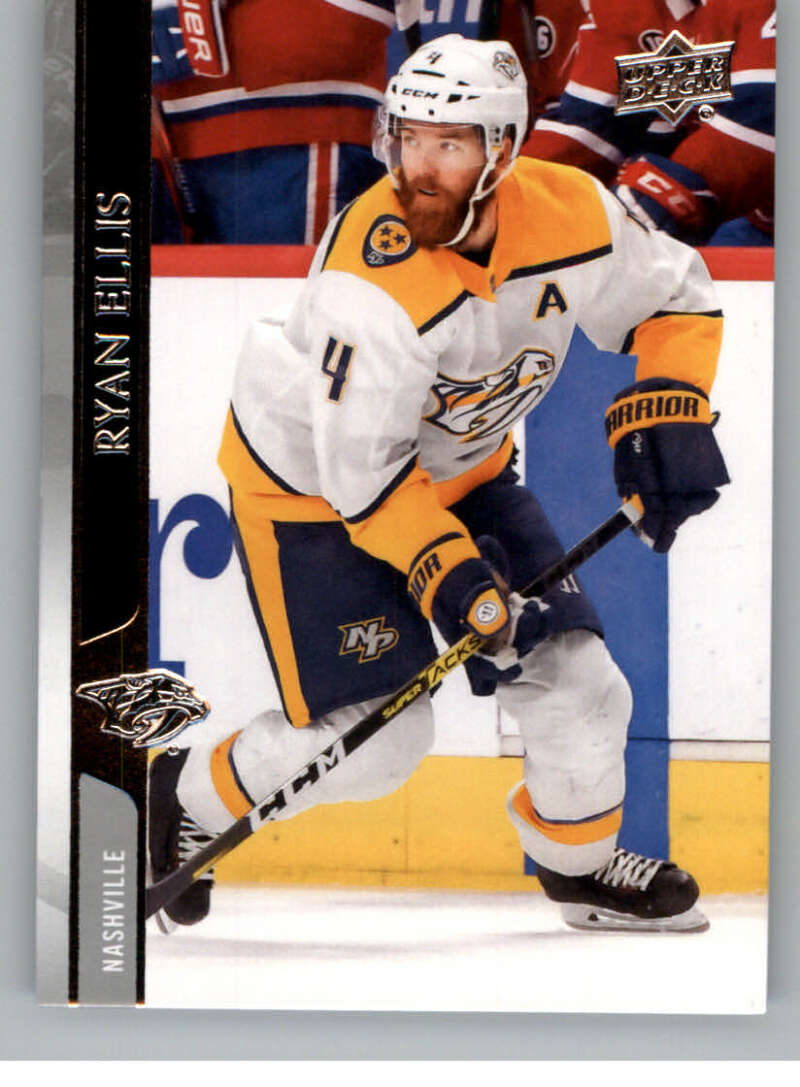 2020-21 Upper Deck Hockey #103 Ryan Ellis Nashville Predators Image 1
