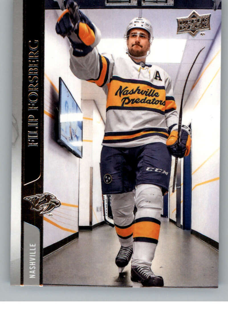 2020-21 Upper Deck Hockey #104 Filip Forsberg Nashville Predators Image 1