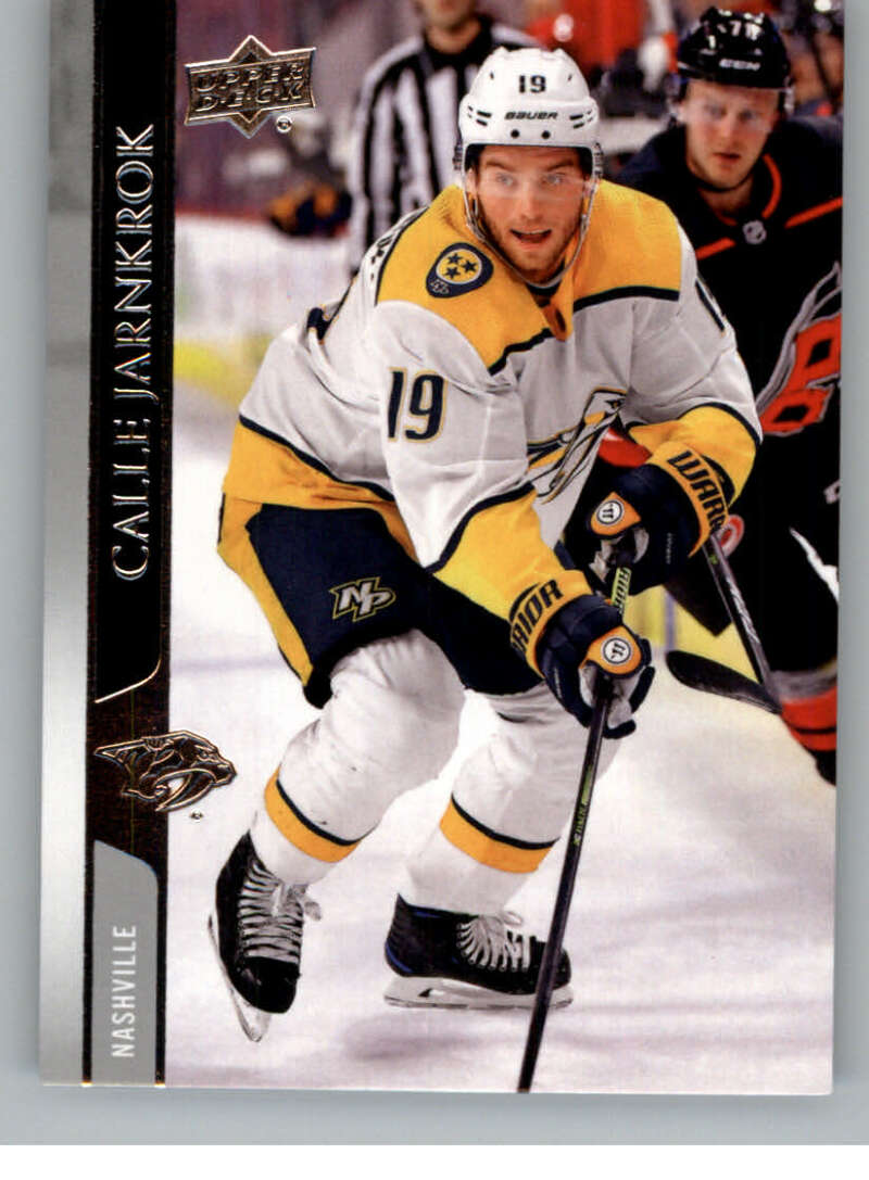 2020-21 Upper Deck Hockey #106 Calle Jarnkrok Nashville Predators Image 1