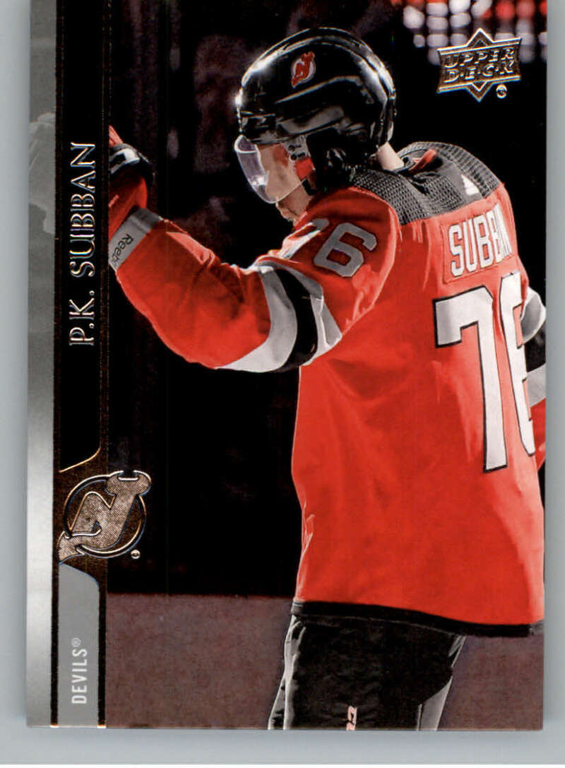 2020-21 Upper Deck Hockey #111 P.K. Subban New Jersey Devils Image 1