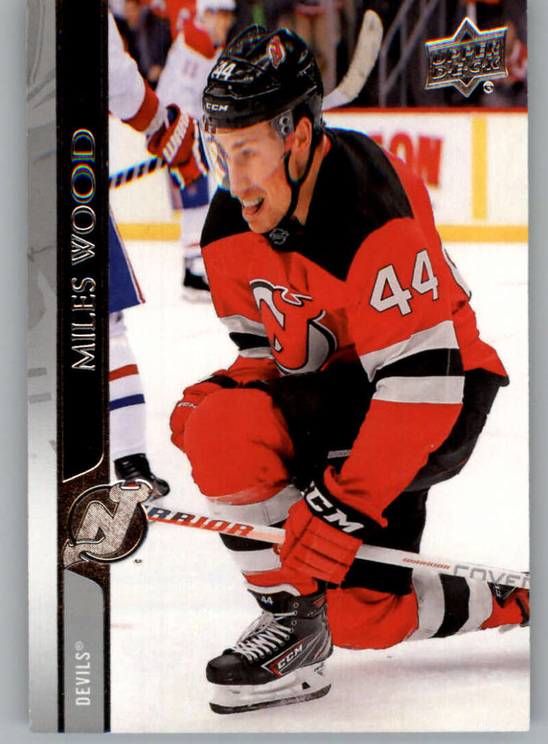 2020-21 Upper Deck Hockey #112 Miles Wood New Jersey Devils Image 1