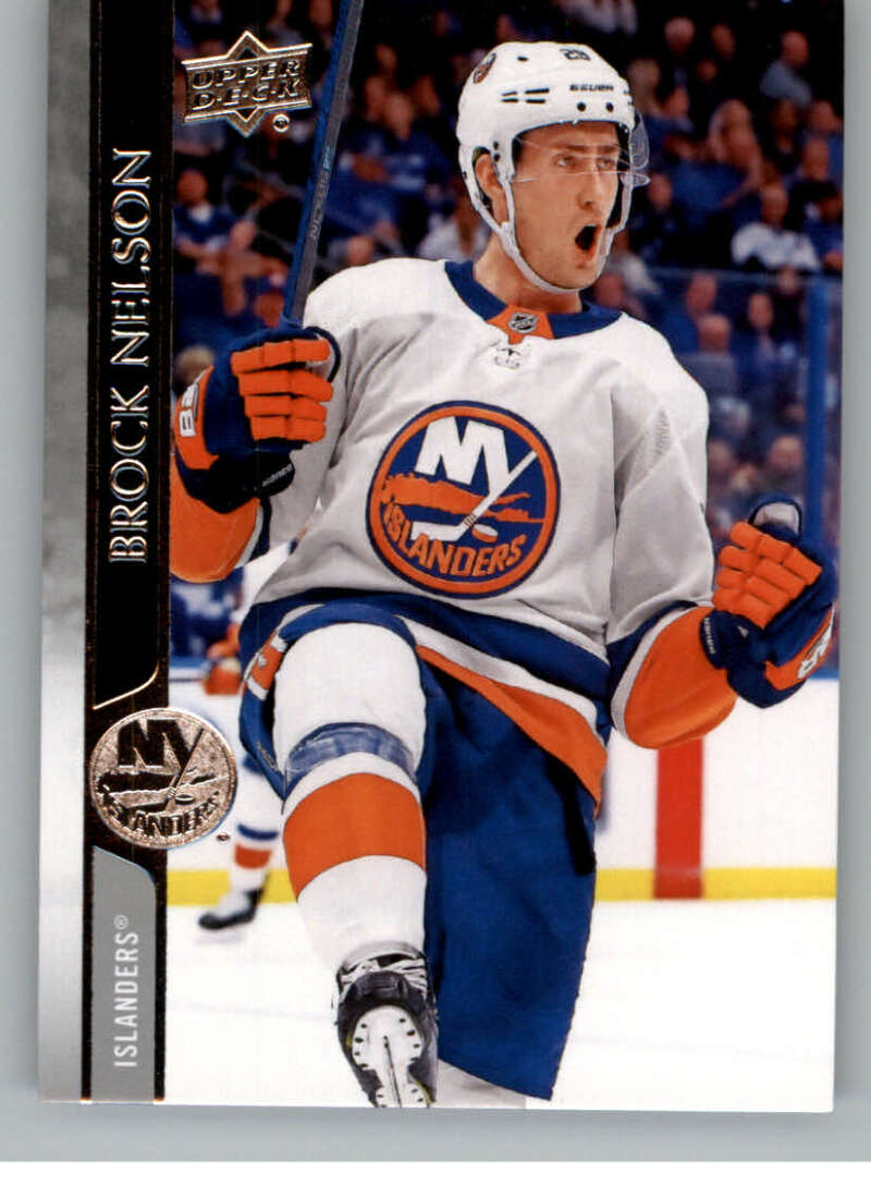 2020-21 Upper Deck Hockey #117 Brock Nelson New York Islanders Image 1