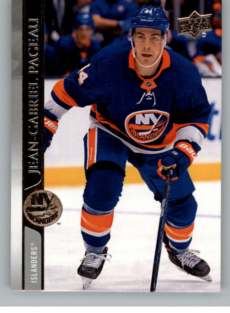 2020-21 Upper Deck Hockey #118 Jean-Gabriel Pageau New York Islanders Image 1
