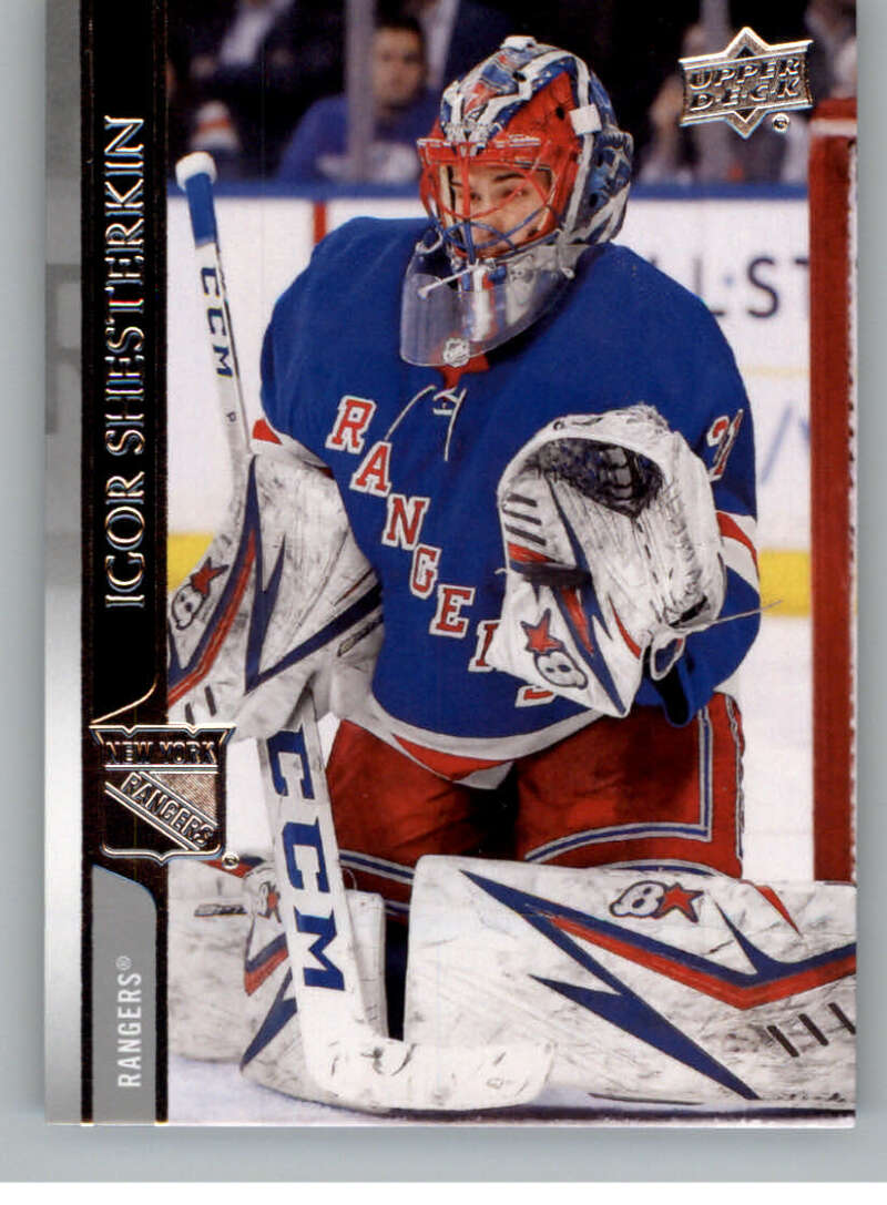 2020-21 Upper Deck Hockey #123 Igor Shesterkin New York Rangers Image 1