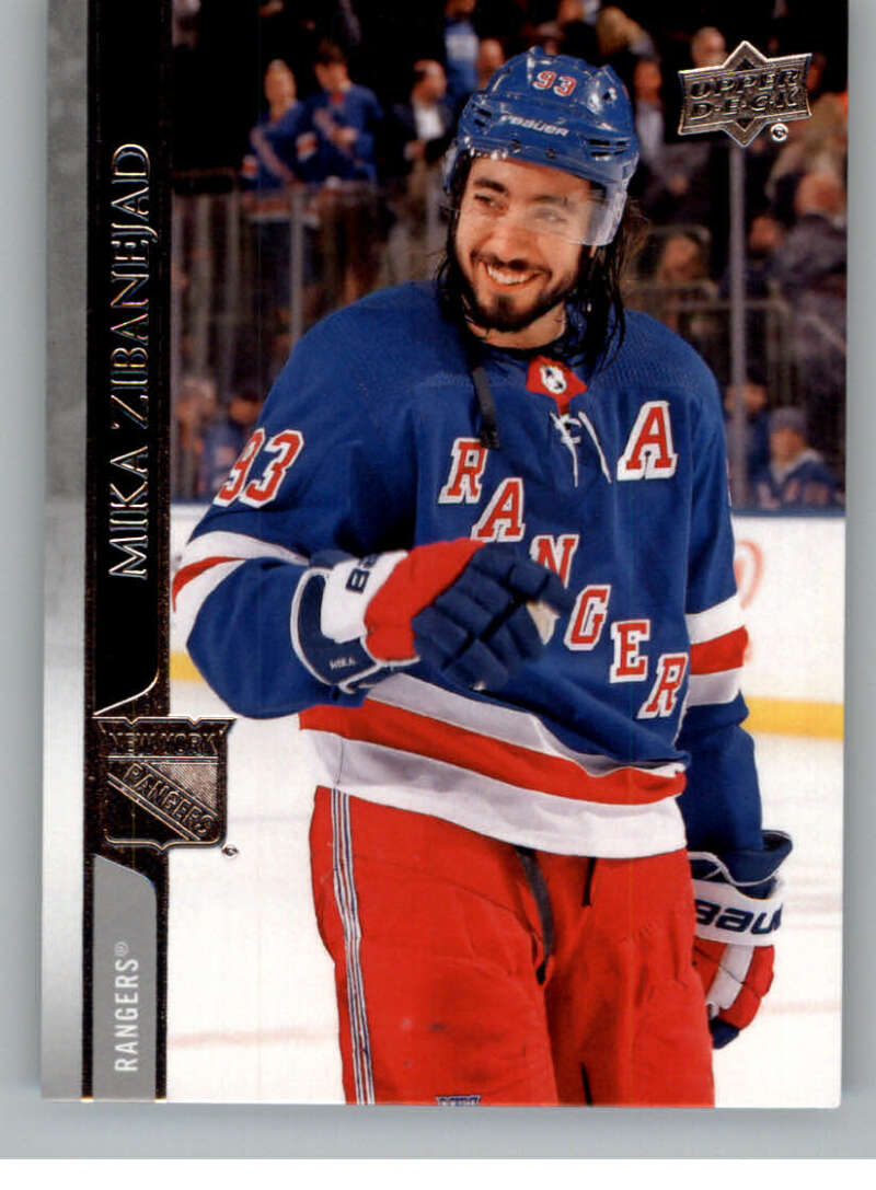 2020-21 Upper Deck Hockey #126 Mika Zibanejad New York Rangers Image 1