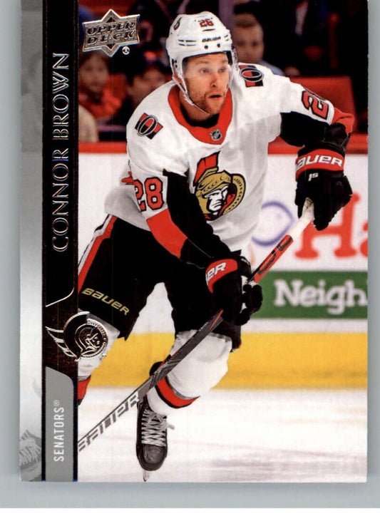 2020-21 Upper Deck Hockey #128 Connor Brown  Ottawa Senators  Image 1