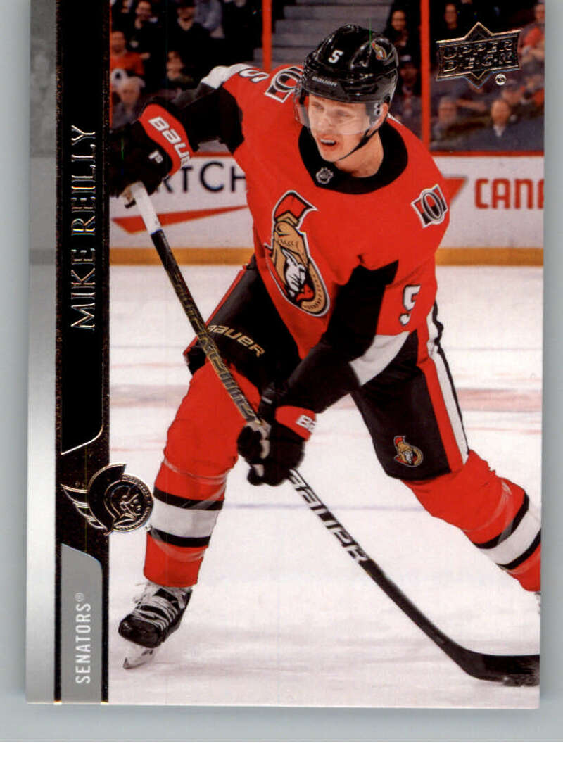 2020-21 Upper Deck Hockey #130 Mike Reilly Ottawa Senators Image 1