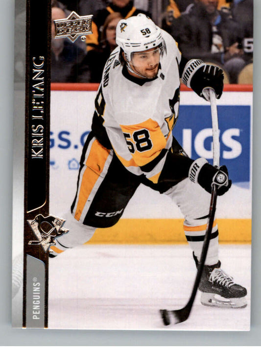 2020-21 Upper Deck Hockey #141 Kris Letang  Pittsburgh Penguins  Image 1