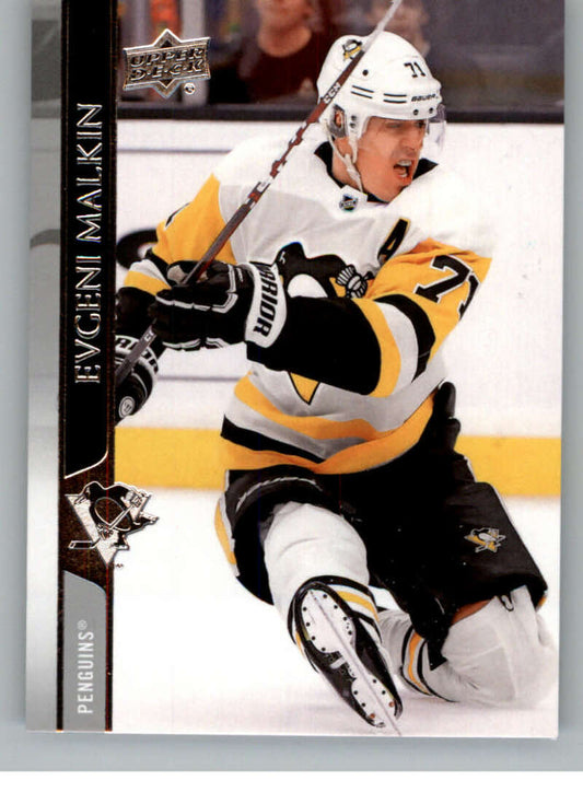 2020-21 Upper Deck Hockey #142 Evgeni Malkin  Pittsburgh Penguins  Image 1