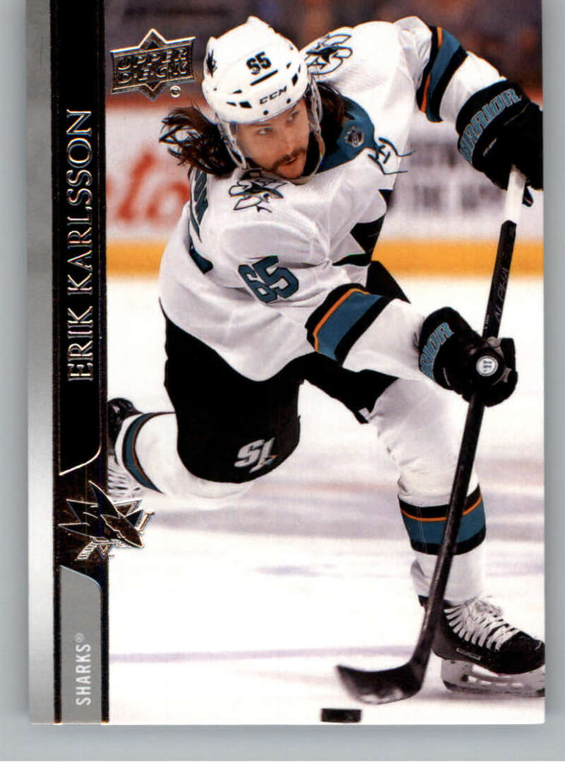 2020-21 Upper Deck Hockey #146 Erik Karlsson San Jose Sharks Image 1
