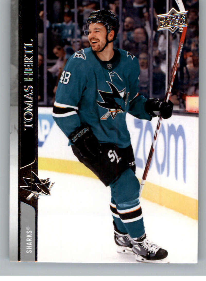 2020-21 Upper Deck Hockey #147 Tomas Hertl San Jose Sharks Image 1