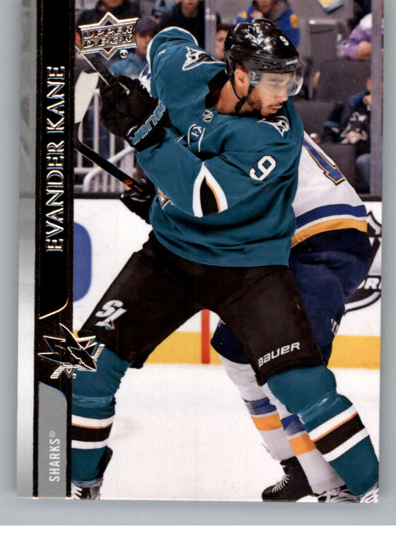 2020-21 Upper Deck Hockey #149 Evander Kane San Jose Sharks Image 1