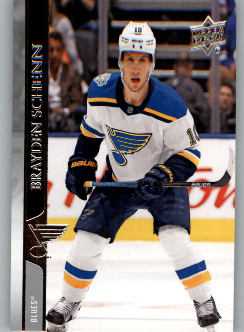 2020-21 Upper Deck Hockey #157 Brayden Schenn St. Louis Blues Image 1