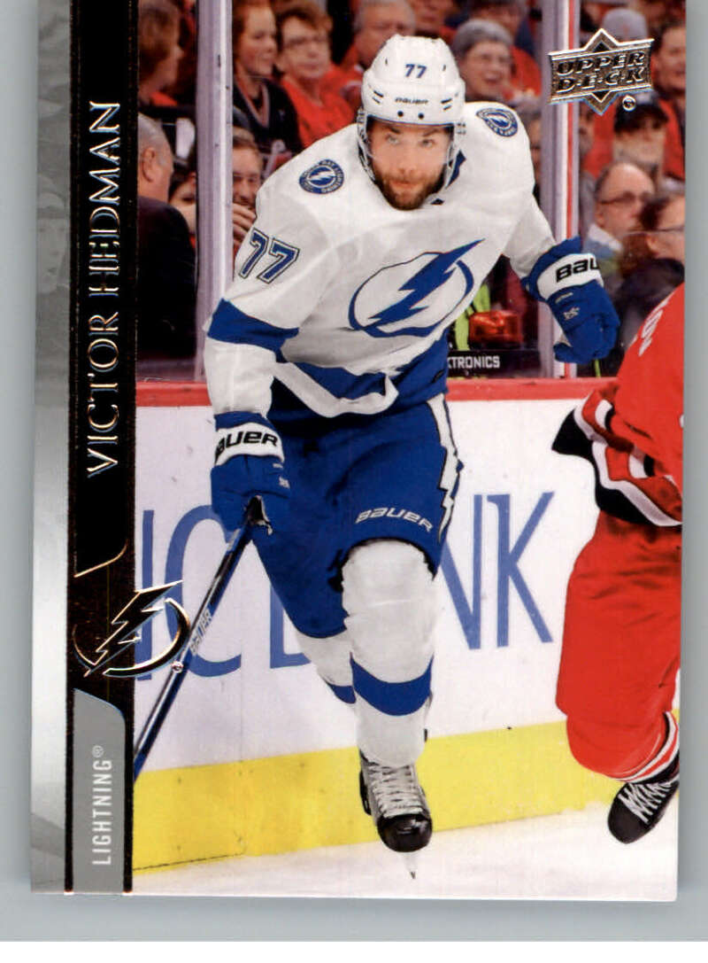 2020-21 Upper Deck Hockey #161 Victor Hedman Tampa Bay Lightning Image 1