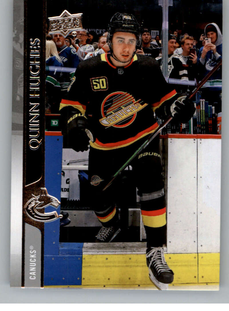 2020-21 Upper Deck Hockey #175 Quinn Hughes Vancouver Canucks Image 1
