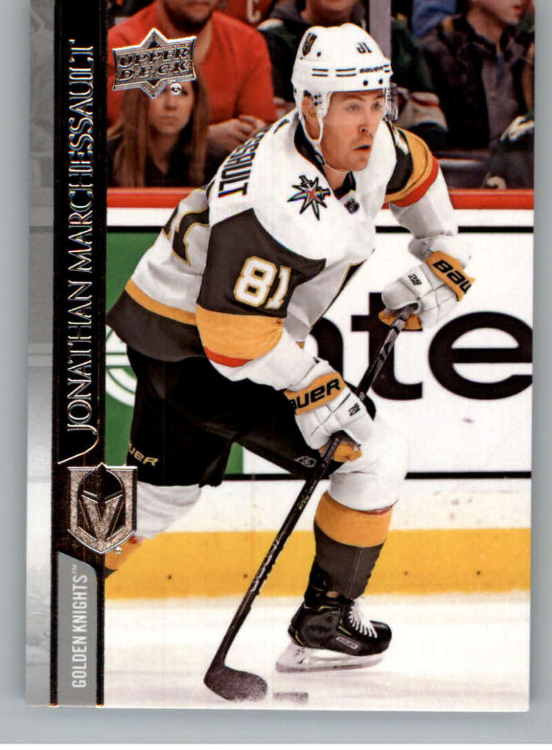 2020-21 Upper Deck Hockey #180 Jonathan Marchessault Vegas Golden Knights Image 1