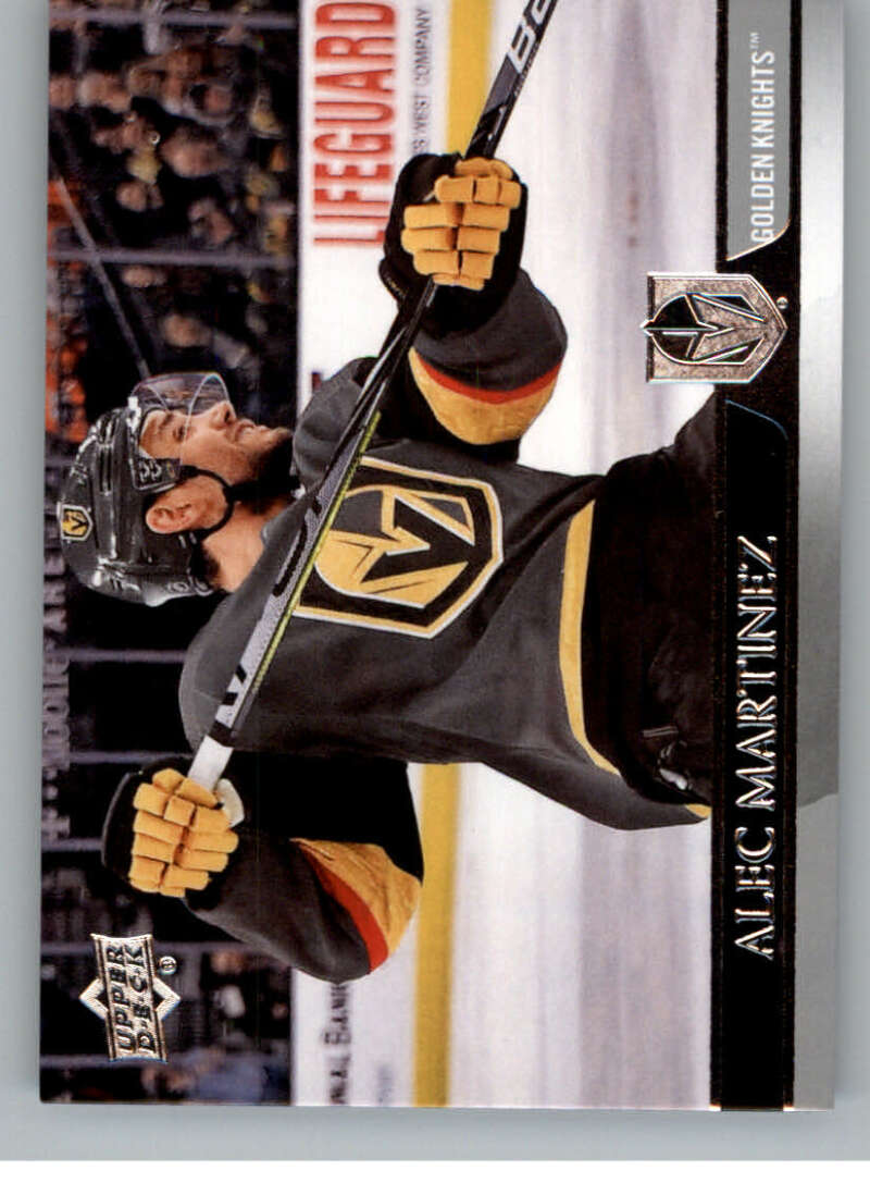 2020-21 Upper Deck Hockey #181 Alec Martinez Vegas Golden Knights Image 1
