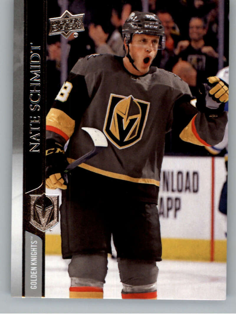 2020-21 Upper Deck Hockey #182 Nate Schmidt Vegas Golden Knights Image 1