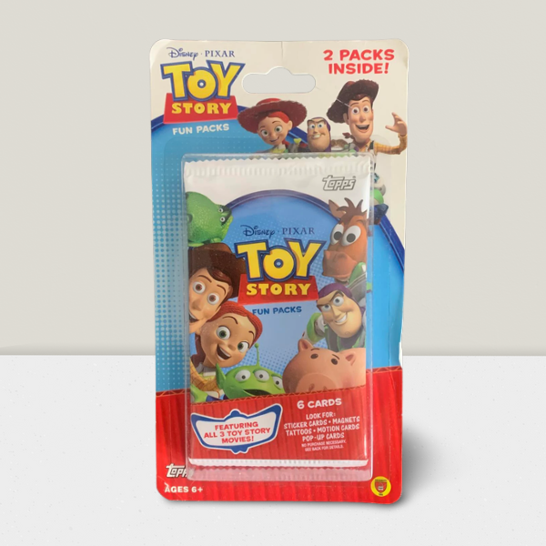 Topps Toy Story Trading Cards 2 Pack Blister Pack - All 3 Toy Story Movies