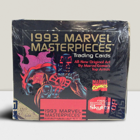 1993 Skybox Marvel Masterpieces Hobby Sealed Box - 36 Sealed Packs Per Box