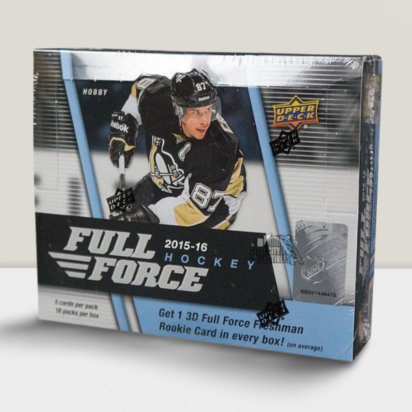 2015-16 Upper Deck Full Force 18 Pack Hobby Box - McDavid Rookies