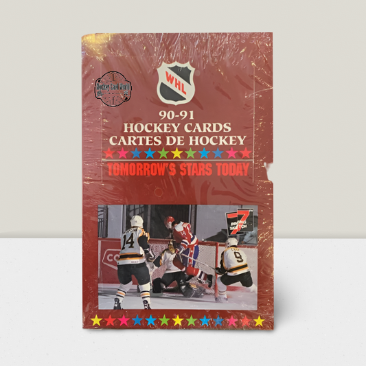 1990-91 WHL Tomorrows Stars Today Hobby Sealed Box - 36 Packs