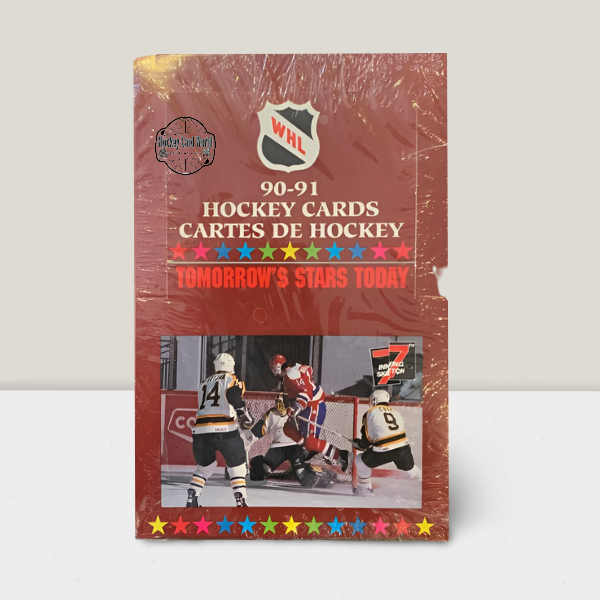 1990-91 WHL Tomorrows Stars Today Hobby Sealed Box - 36 Packs