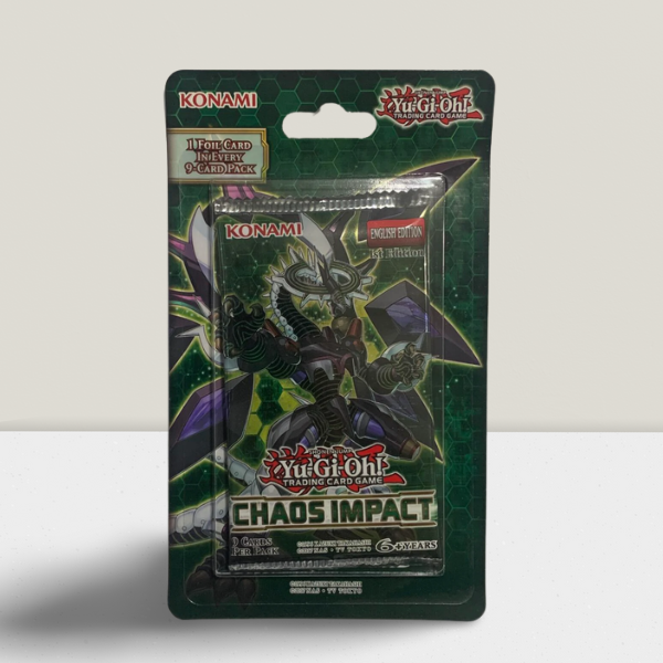 Yu-Gi-Oh! Chaos Impact Booster Sealed Card Game Pack - English Edition