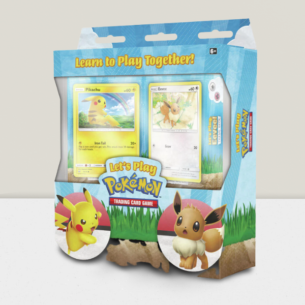 Pokemon Let's Play Pokemon TCG Box - Learn To Play Together - 2 Decks, 2 Coins +