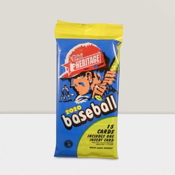 2020 Topps Heritage MLB Baseball Cards Fat Pack + 1 Insert