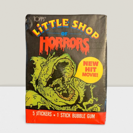 1986 Topps Little Shop of Horrors Movie Sealed Wax Hobby Trading Pack PK-161