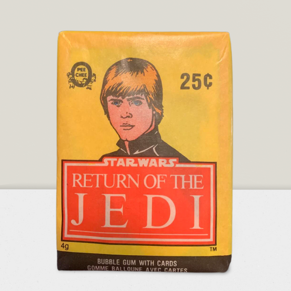 1983 OPC Star Wars Return of Jedi Sealed Wax Hobby Trading Pack PK-137