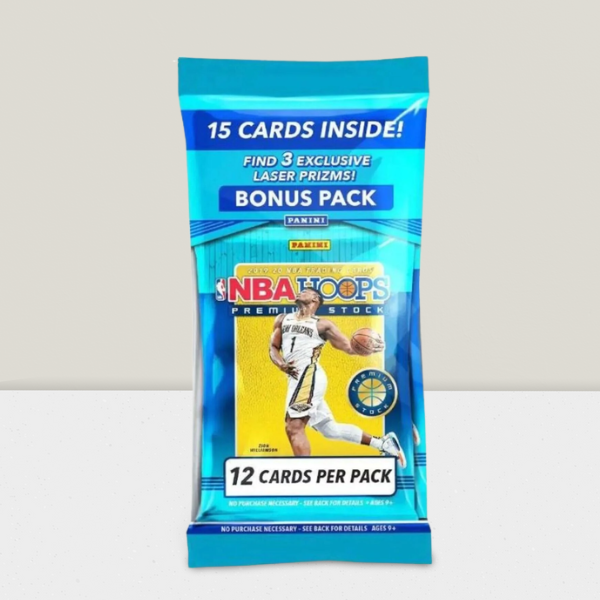 2019-20 Panini Hoops Premium Stock Jumbo Fat Basketball Trading Card Pack