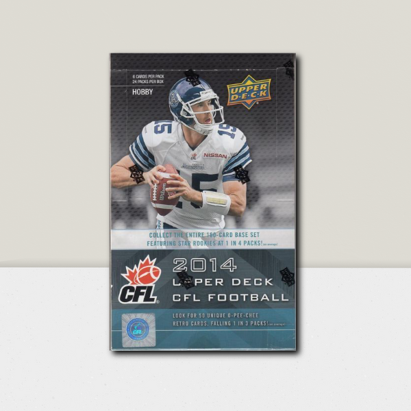 2014 Upper Deck CFL Football Sealed Hobby Box