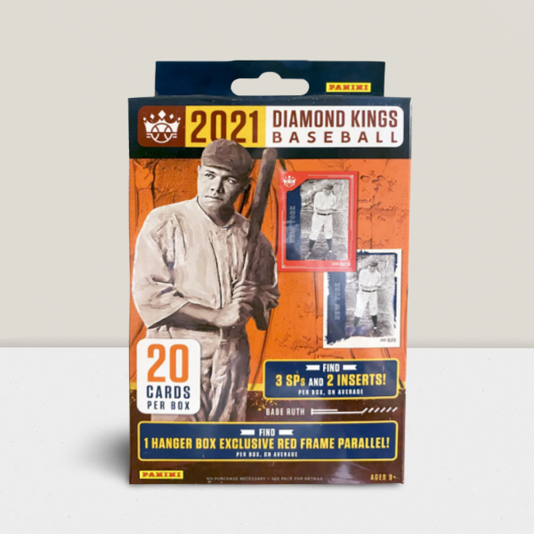 2021 Panini Diamond Kings Baseball Factory Sealed Box - 3 SPs & 2 Inserts