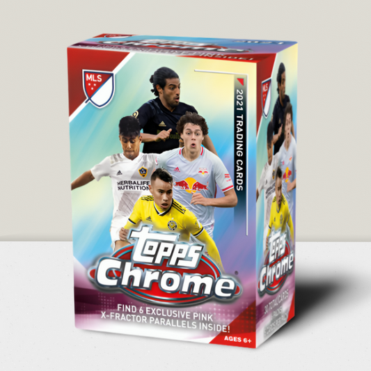 2021 Topps Chrome MLS Soccer Box - 6 Pink X-Fractor Exclusives Per Box