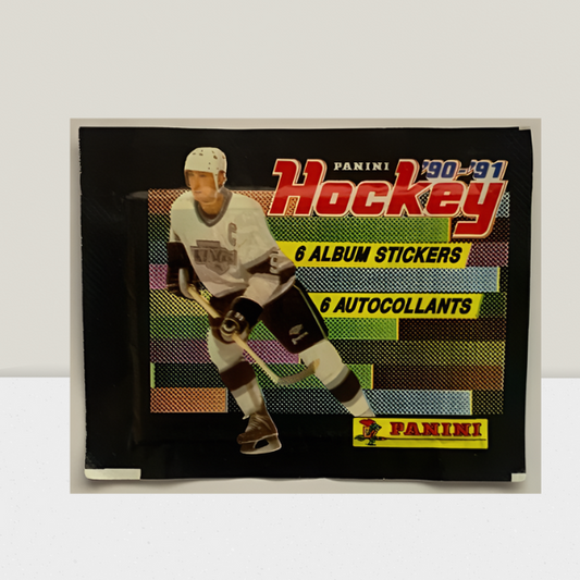 1990-91 Panini Hockey Sticker Pack - 6 Stickers Per Pack