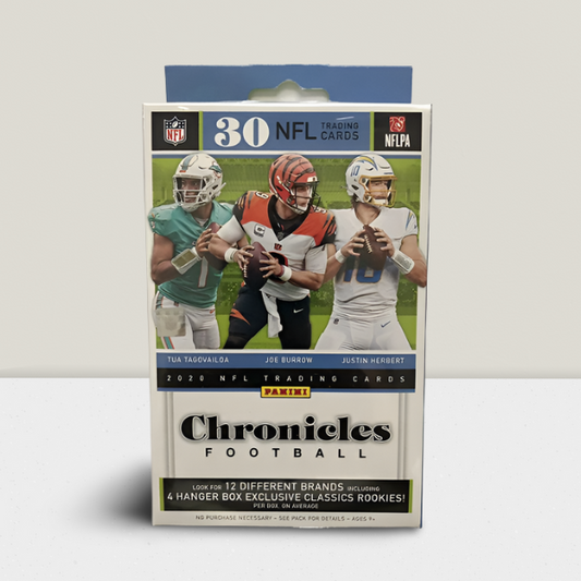 2020 Panini Chronicles Football NFL Factory Sealed Box - 4 Exclusives Inside!