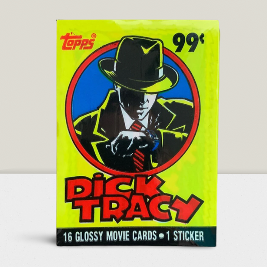 1990 Topps Dick Tracy Movie Card Pack - 16 Glossy Cards + Sticker per pack
