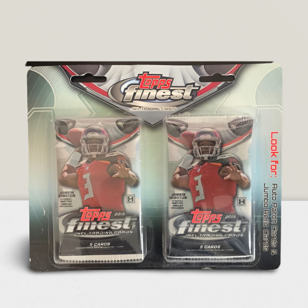 2015 Topps Finest Football Hobby 2 Pack Blister Factory Sealed