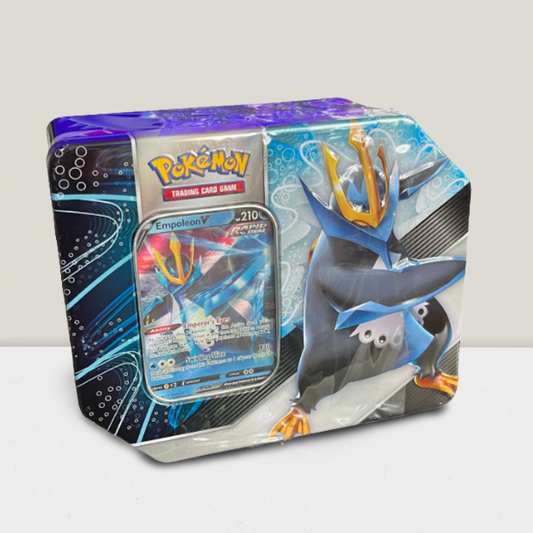 Pokemon TCG: V Strikers Tin (Empoleon V) - Packs Plus Foil Card