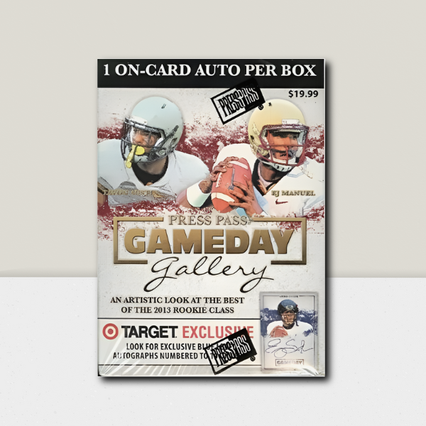2013 Press Pass Gameday Gallery Football Sealed Box - 1 Pack-Card-Auto / Box