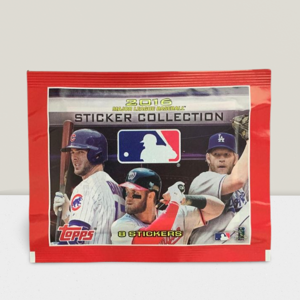 2016 Topps Baseball Sticker Collection Pack - 8 Stickers Per Pack