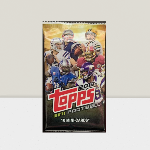 2013 Topps Mini Hobby Football Pack - 10 Card Pack - Auto Jersey Cards